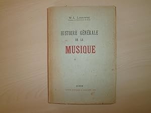 Seller image for HISTOIRE GENERALE DE LA MUSIQUE for sale by Le temps retrouv