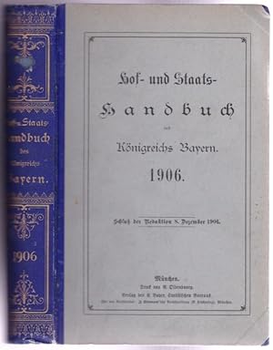 Hof- und Staats-Handbuch des Königreichs Bayern 1906.
