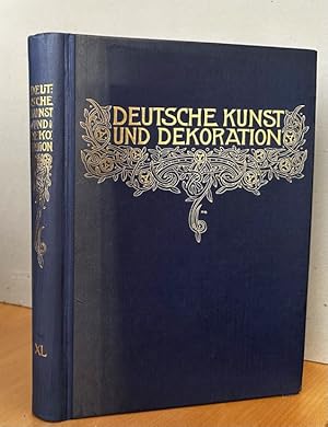 Bild des Verkufers fr Deutsche Kunst und Dekoration. zum Verkauf von Plesse Antiquariat Minzloff