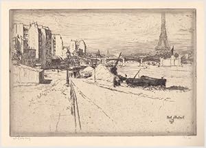 Imagen del vendedor de Paris - Port d Auteuil, 1907 a la venta por Antiquariat Hardner