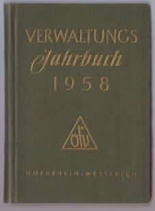 Verwaltungs-Jahrbuch für die Beamten und Angestellten im öffentlichen Dienst : 1958, Nordrhein - ...