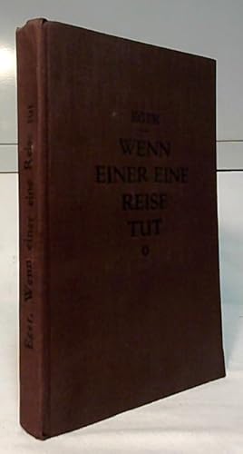 Bild des Verkufers fr Wenn einer eine Reise tut : Novellen. Thomas Horn von Eger. zum Verkauf von Ralf Bnschen