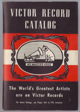 Image du vendeur pour Complete catalog of Victor records for 1940-1941. RCA Manufacturing Company. mis en vente par Ralf Bnschen