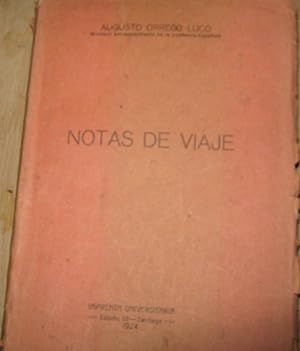 Seller image for Notas de viaje for sale by Librera Monte Sarmiento