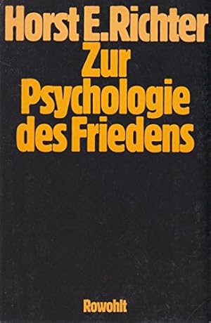 Image du vendeur pour Zur Psychologie des Friedens mis en vente par Allguer Online Antiquariat