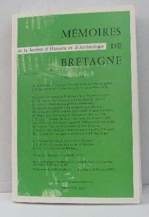 Bild des Verkufers fr Mmoires de la socit d'histoire et d'archologie de bretagne tome LXI - 1984 zum Verkauf von crealivres