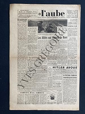 L'AUBE-N°2546-DIMANCHE 25 ET LUNDI 26 FEVRIER 1945