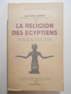 Bild des Verkufers fr La religion des Egytiens. zum Verkauf von Arca librairie