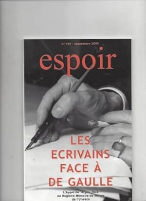 Les ecrivains face à de gaulle