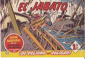 EL JABATO, Nº 125 (Super Aventuras, nº 407) De peligro en peligro - Bruguera