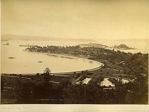 Albumen photograph, Man of War Bay, Sydney Harbor