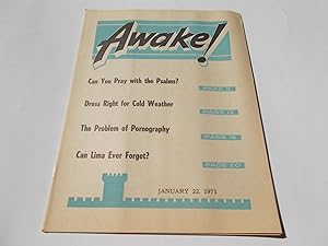 Seller image for Awake! (January 22, 1971) Single Issue Magazine for sale by Bloomsbury Books
