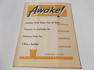 Seller image for Awake! (February 22, 1971) Single Issue Magazine for sale by Bloomsbury Books