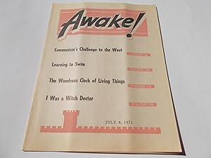 Seller image for Awake! (July 8, 1971) Single Issue Magazine for sale by Bloomsbury Books