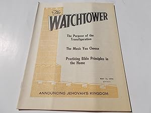 Imagen del vendedor de The Watchtower (May 15, 1974): Announcing Jehovah's Kingdom (Single Issue Magazine) a la venta por Bloomsbury Books