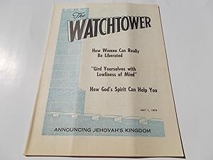 Image du vendeur pour The Watchtower (July 1, 1974): Announcing Jehovah's Kingdom (Single Issue Magazine) mis en vente par Bloomsbury Books