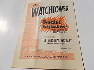Image du vendeur pour The Watchtower (December 1, 1974): Announcing Jehovah's Kingdom (Single Issue Magazine) mis en vente par Bloomsbury Books