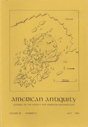 Bild des Verkufers fr American Antiquity, Journal of the Society for American Archaeology: Volume 49, Number 3, July 1984 zum Verkauf von Florida Mountain Book Co.