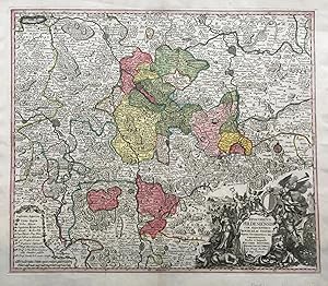 Imagen del vendedor de Episcopatus Hildesiensis cum adjacentibus provinciis ac statibus mappa geographica. a la venta por Antiquariat Ruthild Jger