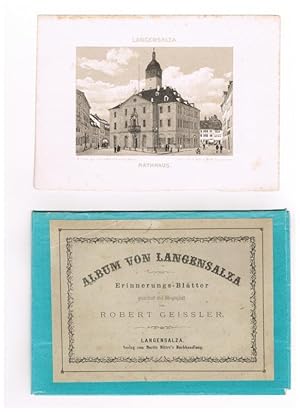 Seller image for Album von Langensalza. Erinnerungs-Bltter gezeichnet und lithographirt von Robert Geissler. for sale by Antiquariat Ruthild Jger