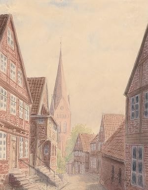 Seller image for Lauenburg, Elbstrasse. for sale by Antiquariat Ruthild Jger