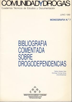 Immagine del venditore per BIBLIOGRAFA COMENTADA SOBRE DROGODEPENDENCIAS venduto da Librera Vobiscum