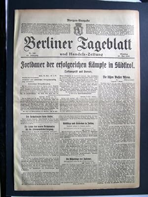 Berliner Tageblatt und Handels-Zeitung. Morgen-Ausgabe.