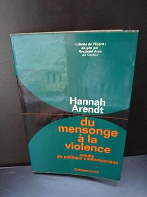 Seller image for Du Mensonge  la Violence for sale by Librairie Axel Benadi