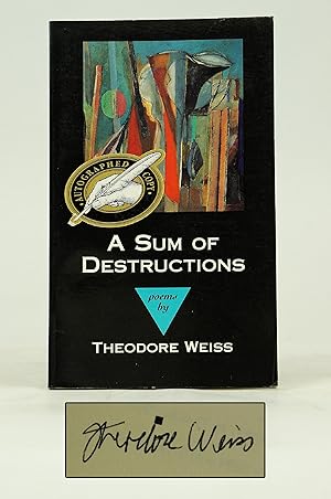 Seller image for A Sum of Destructions: Poems (Signed First Edition) for sale by Shelley and Son Books (IOBA)