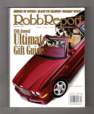 Robb Report 15th Annual Gift Guide - December, 1998. Bentley Continental SC Cover.