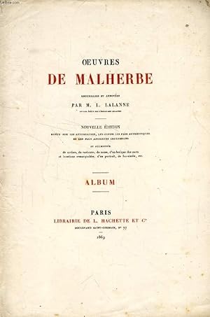 Bild des Verkufers fr OEUVRES DE MALHERBE, ALBUM zum Verkauf von Le-Livre