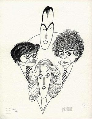 Four Chiefs, the (SIGNED by Al Hirschfeld: WFUNA. a Limited Ed. Print)