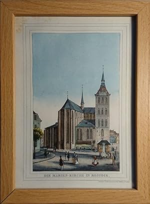 Bild des Verkufers fr Die Marien-Kirche zu Rostock. "Mecklenburg in Bildern", zum Verkauf von Antiquariat Bcher & Graphik