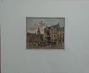 Breslau (Schlesien). Stadthaus und Denkmal Friedrich Wilhelms III. zu Breslau.