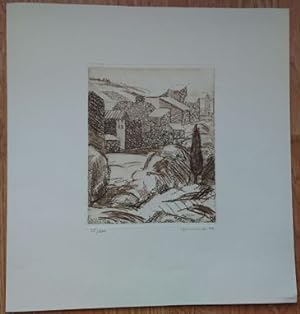 Candide - oder der Optimismus. Farblithographie, handsigniert, num: 23/200 Expl., 34,8 x 34,8.