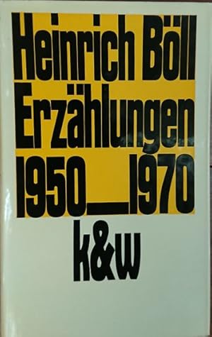 Erzählungen. 1950 - 1970.