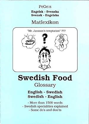 Bild des Verkufers fr Swedish Food Glossary zum Verkauf von WeBuyBooks