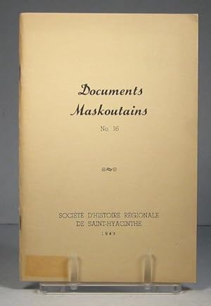 Documents maskoutains. No. 16