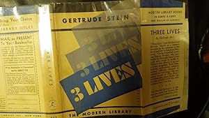 Seller image for 3 Lives Three Lives,1933, Stated First ML Edition on Copyright pg, a series of three (3) short stories The Good Anna, Melanctha and The Gentle Lena, MODERN LIBRARY #211.1, It is the central story, that of Melanctha, for sale by Bluff Park Rare Books