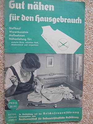 Gut nähen für den Hausgebrauch