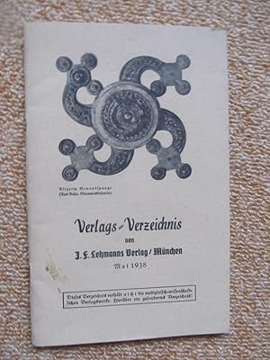 Verlagsverzeichnis Mai 1938