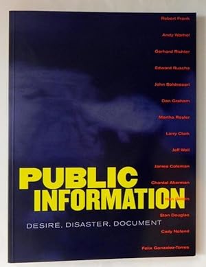 Immagine del venditore per Public Information. Desire, Disaster, Document. venduto da Antiquariat Im Seefeld / Ernst Jetzer