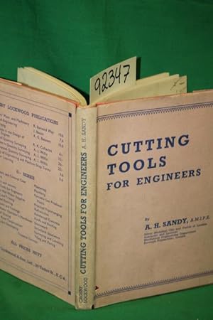 Image du vendeur pour Cutting Tools for Engineers mis en vente par Princeton Antiques Bookshop