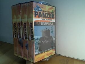 Die Geschichte der Panzer im II. Weltkrieg. Teil 1 bis 4 / 4 VHS-Videokassetten