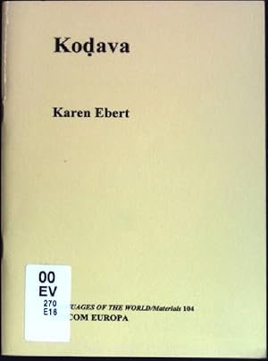 Seller image for Kodava Languages of the World; 104 for sale by books4less (Versandantiquariat Petra Gros GmbH & Co. KG)