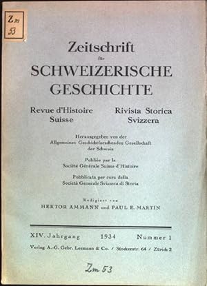 Imagen del vendedor de Aufgaben der rmischen Archologie in der Schweiz in: Zeitschrift fr schweizerische Geschichte; XIV. Jahrgang, Nr. 1 a la venta por books4less (Versandantiquariat Petra Gros GmbH & Co. KG)