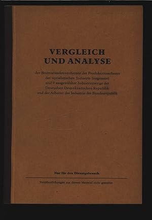 Vergleich und Analyse: Der Bruttostundenverdienste der Produktionsarbeiter der sozialistischen In...