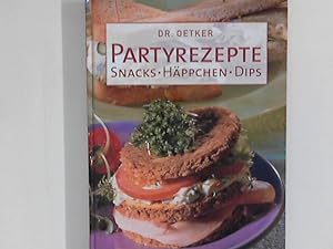 Bild des Verkufers fr Dr. Oetker Partyrezepte : Snacks, Hppchen, Dips. zum Verkauf von ANTIQUARIAT FRDEBUCH Inh.Michael Simon