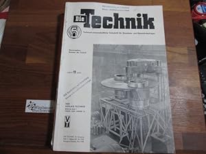 Seller image for Die Technik Heft 11 1955 for sale by Antiquariat im Kaiserviertel | Wimbauer Buchversand