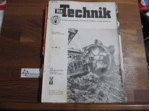 Seller image for Die Technik Heft 4 1955 for sale by Antiquariat im Kaiserviertel | Wimbauer Buchversand